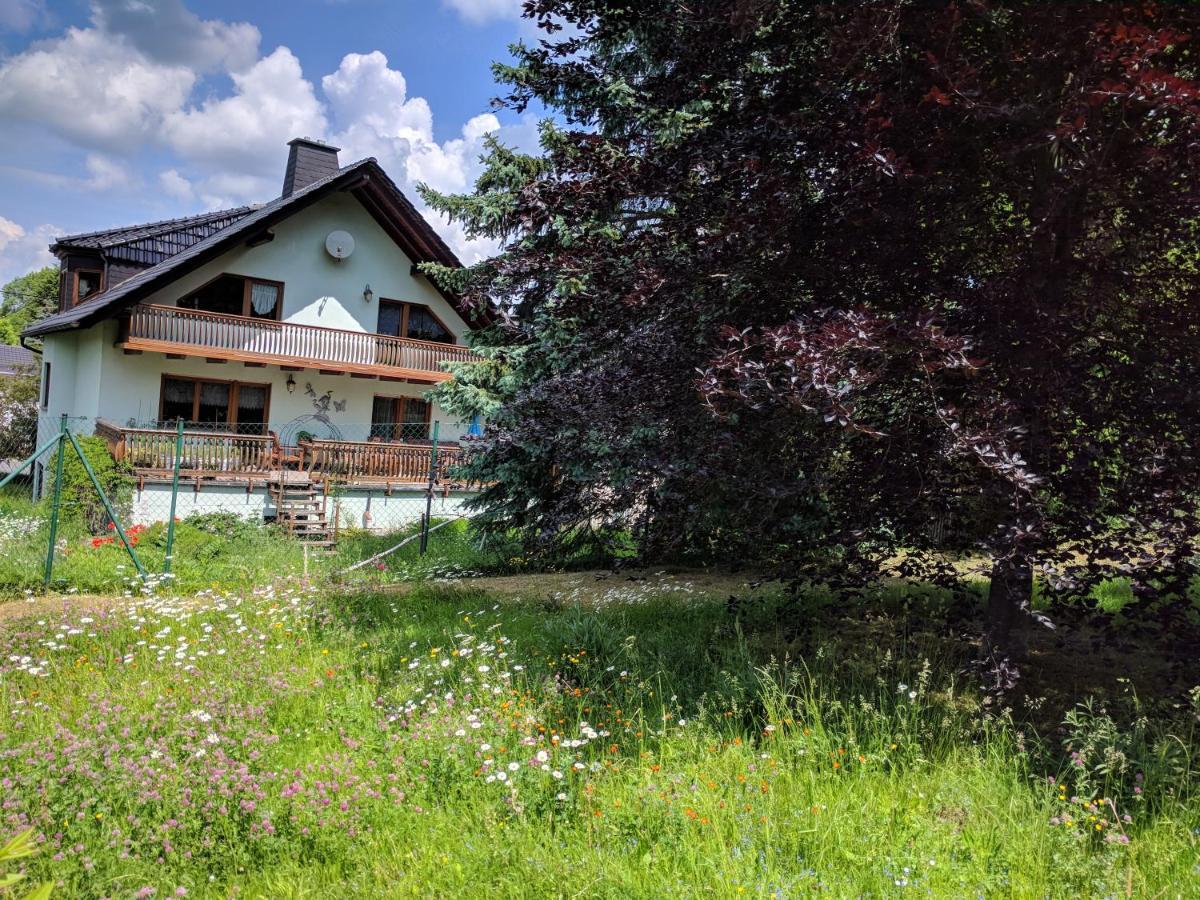 Ferienhaus Johanna & Ferienwohnung Thum Weischlitz ภายนอก รูปภาพ
